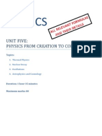 Unit 5 Formula List