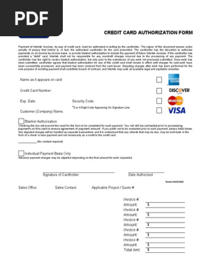 Credit Card Authorization Form-Rev 082508