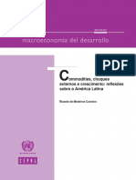 Carneiro (2012) - Commodities, Choques Externos e Crescimento - Reflexões Sobre A América Latina