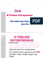 Ruth Chris - A Tireless Enterpreneur