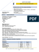 Safety Data Sheet Ma441 Activator For Filler