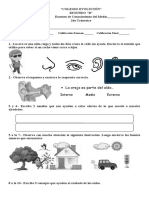 COLEGIO EVOLUCIÓN Examen Que Hizoi Anahi