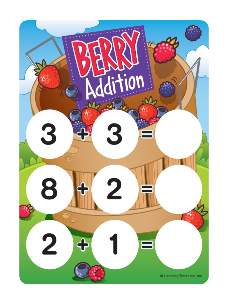 Bucket of Berries Math Game | PDF
