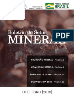 Boletim Setor Mineral