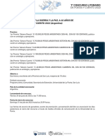 Bases y Condiciones Concurso - La Guerra y La Paz