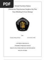 Download Laporan Penelitian Pembangunan Pasar Blimbing  metode penelitian hukum by Ochaann Sipp SN58738863 doc pdf