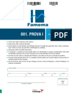 Famema2021 Prova