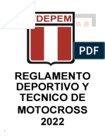 Reglamento Nacional de Motocross Fdepem 2022