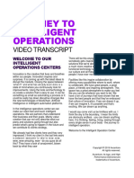 Journey To Intelligent Operations: Video Transcript
