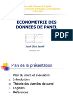 Séance 1 - Introduction Données de Panel