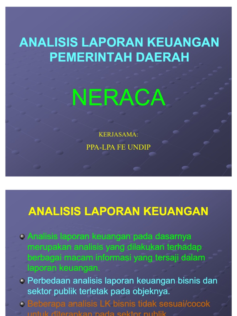 Analisis Laporan Keuangan Pemda