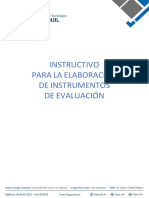 Instructivo para Elaboración de Instrumentos de Evaluación - ISTG