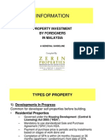 Information: Property Investment by Foreigners in Malaysia