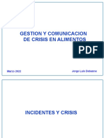 Clase 1 Gestión y Comunicación de Crisis en Alimentos