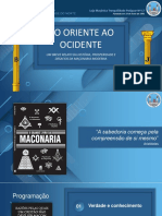 Do Ociente Ao Ocidente - Palestra