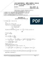 Maths Class Xii Sample Paper Test 05 of Term 2 Exam 2021 22 Answers 1