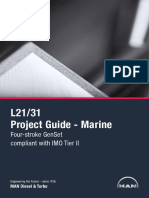 L21/31 Project Guide - Marine: Four-Stroke Genset Compliant With Imo Tier Ii