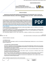 Edital PPGDR UTFPR oferta vagas Mestrado e Doutorado 2023