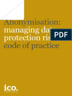 Anonymisation Code