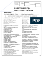 Atmósfera y meteorización: procesos geodinámicos externos