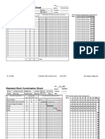 Standard Work Combination Sheet: Manual Automatico Recorrido 5 10 15 20 25 30 35 40 45 50 55 60 65 70 75 80 85 90 95 100