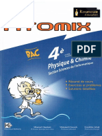 Atomix - Physique Chimie - 4eme Année Secondaire - Section Sciences de L'informatique