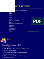 Risco ocupacional microorganismos