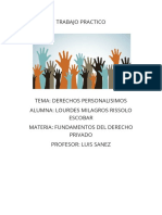 Derechos Personalisimos