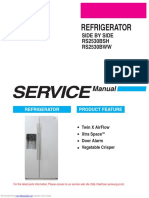 Refrigerator: Side by Side RS2530BSH RS2530BWW