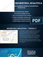 Unidad 3 - Geometria Analitica