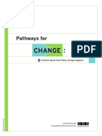 23 Pathways For Change 6 Theories About How Policy Change Happens