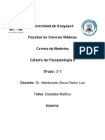 Diabetes Mellitus (Preg-Abp Caso Clinico-Cuadro Comparativo-Cascada Fisiopatológica) - Fpii G3