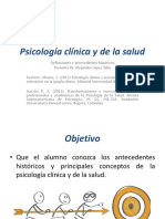 Semana 1 . - Psicología Clínica y de La Salud Historia y Antecedentes - Compressed