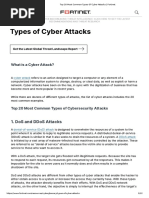 Top 20 Most Common Types of Cyber Attacks - Fortinet