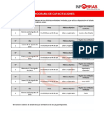 Cronograma de Capacitaciones Virtuales Infobras_2022