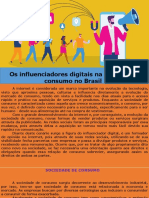 Influenciadores digitais e sociedade de consumo