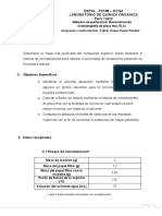 Informe # 6 Cromatografia