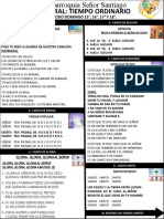 Esquema Del Pueblo Misa de Domingo - Tiempo Ordinario - Periodo 15, 16, 17 y 18