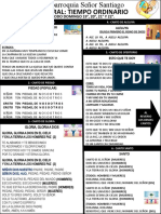 Esquema Del Pueblo Misa de Domingo - Tiempo Ordinario - Periodo 19, 20, 21 y 22