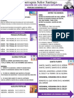 Esquema Del Pueblo Misa de Domingo - Tiempo Ordinario - Periodo 31 - Fieles Difuntos