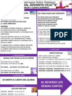 Esquema Del Pueblo Misa de Domingo - Segundo y Tercer Domingo de Adviento