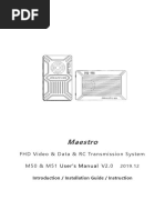 Maestro: FHD Video & Data & RC Transmission System M50 & M51 V2.0