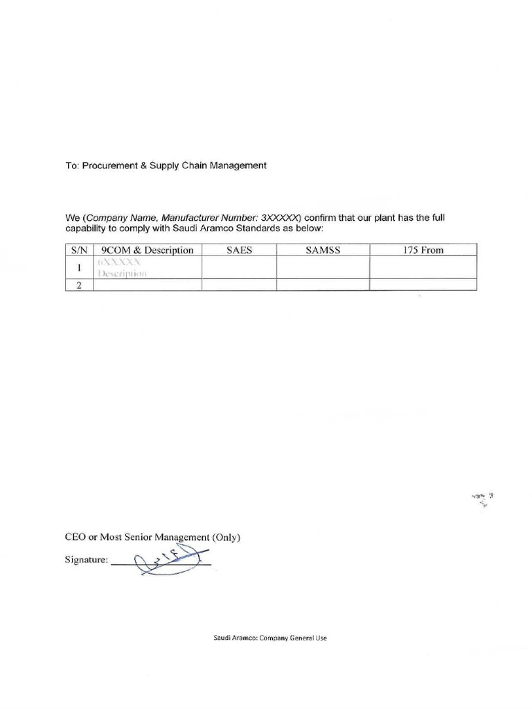Declaration Certificate | PDF