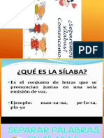 2º Básico - LENGUAJE - PPT Separación de Sílabas