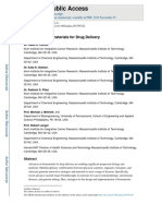 HHS Public Access: Advances in Biomaterials For Drug Delivery