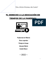 El Derecho A La Educación en Tiempos de Pandemia - Blanco Camila