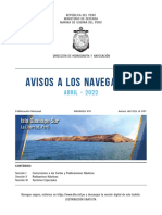 Avisos A Los Navegantes: ABRIL - 2022