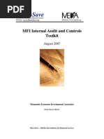 Toolkit For MFI Internal Audit and Controls