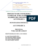 Proyecto para Municipalidad de Accomarca