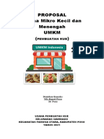 Proposal UMKM Pembuatan Kue (Rita Liem)